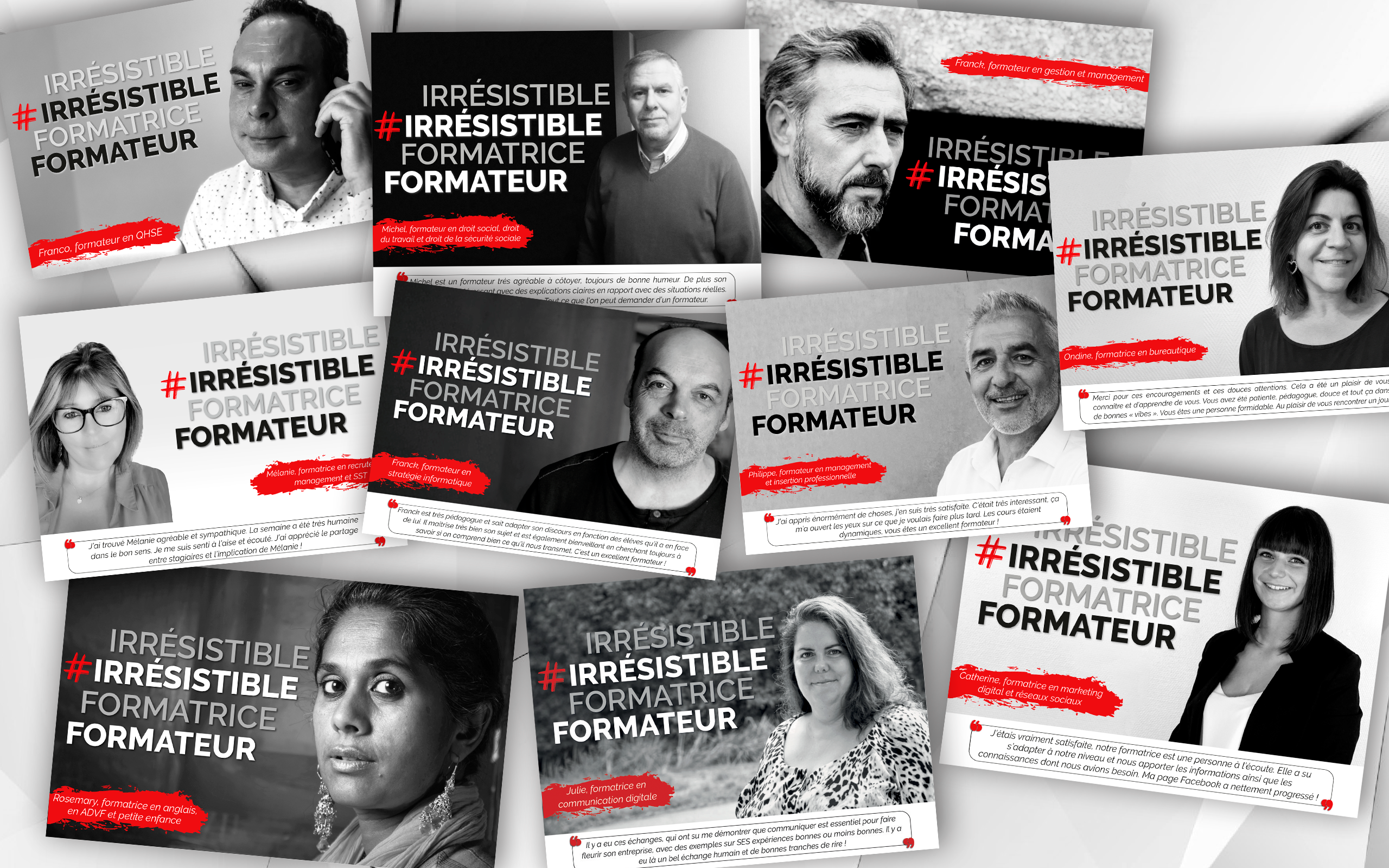 Nos irrésistibles formateurs et formatrices Consor